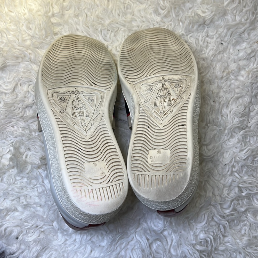 Gucci white leather logo band ace sneakers men’s 7.5 euro 41 women’s 9 unisex - Picture 10 of 10